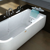 Jacuzzi Aquasoul Ванна 170x70xh57 см, DX, угловая, без отверстия под смеситель AQU-1001-2445 Dx