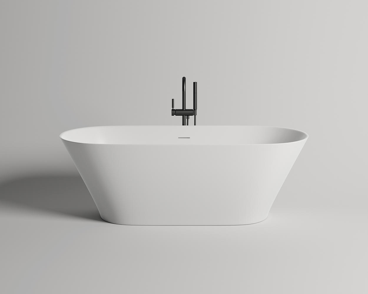 Salini Mona Ванна из S-Sense отдельностоящая 180x81,5 см, цвет: RAL полностью глянцевый 102911GF
