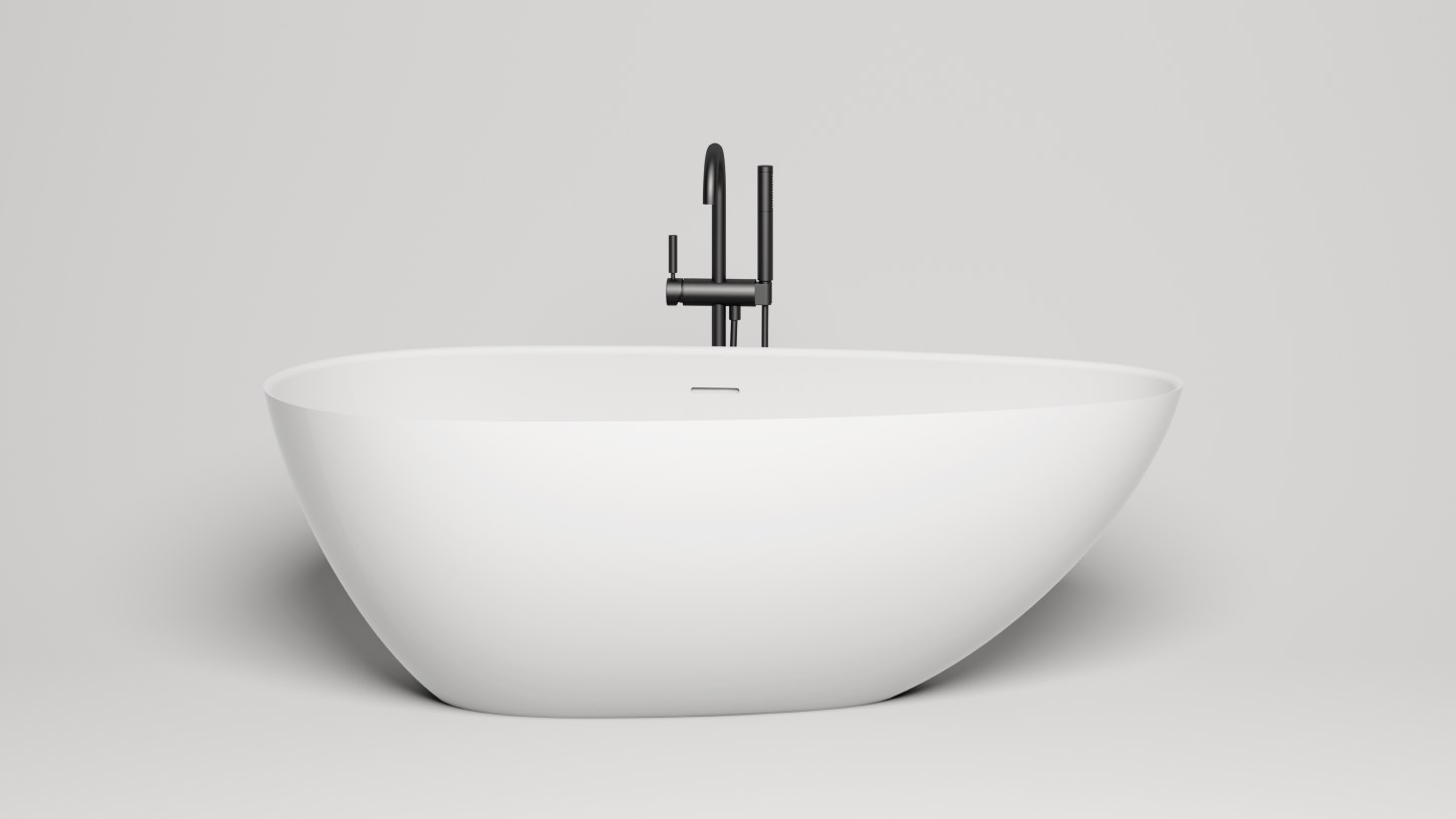 Salini Paola Ванна из S-Stone отдельностоящая 160x77 см, цвет: RAL полностью матовый 101611SMF