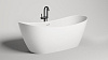 Salini Noemi Ванна из S-Stone отдельностоящая 185x80 см, цвет: белый матовый 101811SM
