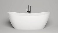 Salini Noemi Ванна из S-Stone отдельностоящая 185x80 см, цвет: белый матовый 101811SM