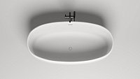 Salini Luce Ванна из S-Stone отдельностоящая 169x87 см, цвет: белый матовый 100121M