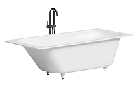 Salini Orlanda Ванна из S-Sense встраиваемая 180x80 см, цвет: белый глянцевый 102012G
