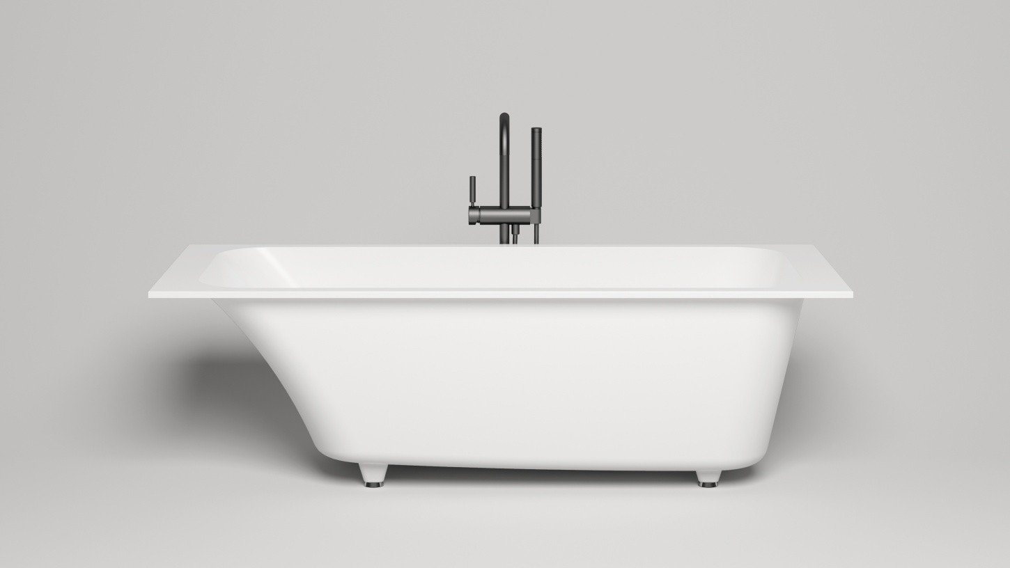 Salini Orlanda Kit Ванна из S-Stone встраиваемая 180x80 см, цвет: белый матовый 102122M