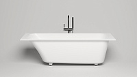 Salini Orlanda Kit Ванна из S-Stone встраиваемая 180x80 см, цвет: белый матовый 102122M