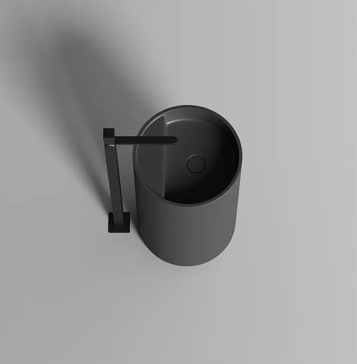 Salini Armonia 01 S-Stone Раковина напольная 45х45х85h, матовый цвет: RAL 130111SMF