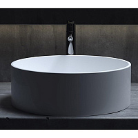 Salini Armonia 02 S-Stone Раковина накладная 45х45х15h, цвет белый матовый 130112SM