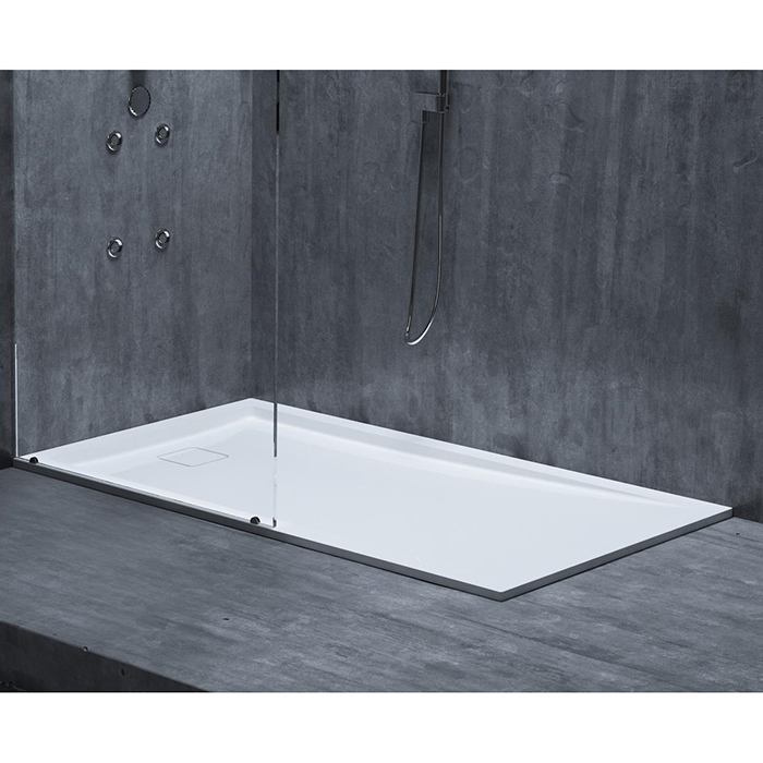 Salini Capri S-Stone Душевой поддон 150х80х8,2h, цвет белый матовый 120221M