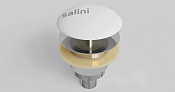Salini D 401 Донный клапан для ванны из S-Sense, Click-Clack цвет: белый глянцевый 151201G