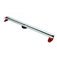 Berges Super Slim Желоб для водостока 43х22h, цвет матовый хром 090077