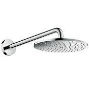 Hansgrohe Raindance S Верхний душ 24 см, 1 вид струи, кронштейн настенный 39 см, цвет: хром 27607000