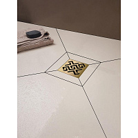 Berges Platz Antik Трап водосток 36,7х15,1h, цвет бронза 094161