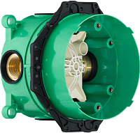 Hansgrohe Croma Select S Душевой комплект: термостат, верхний душ 2 режима 19 см, лейка, цвет: хром 27295000