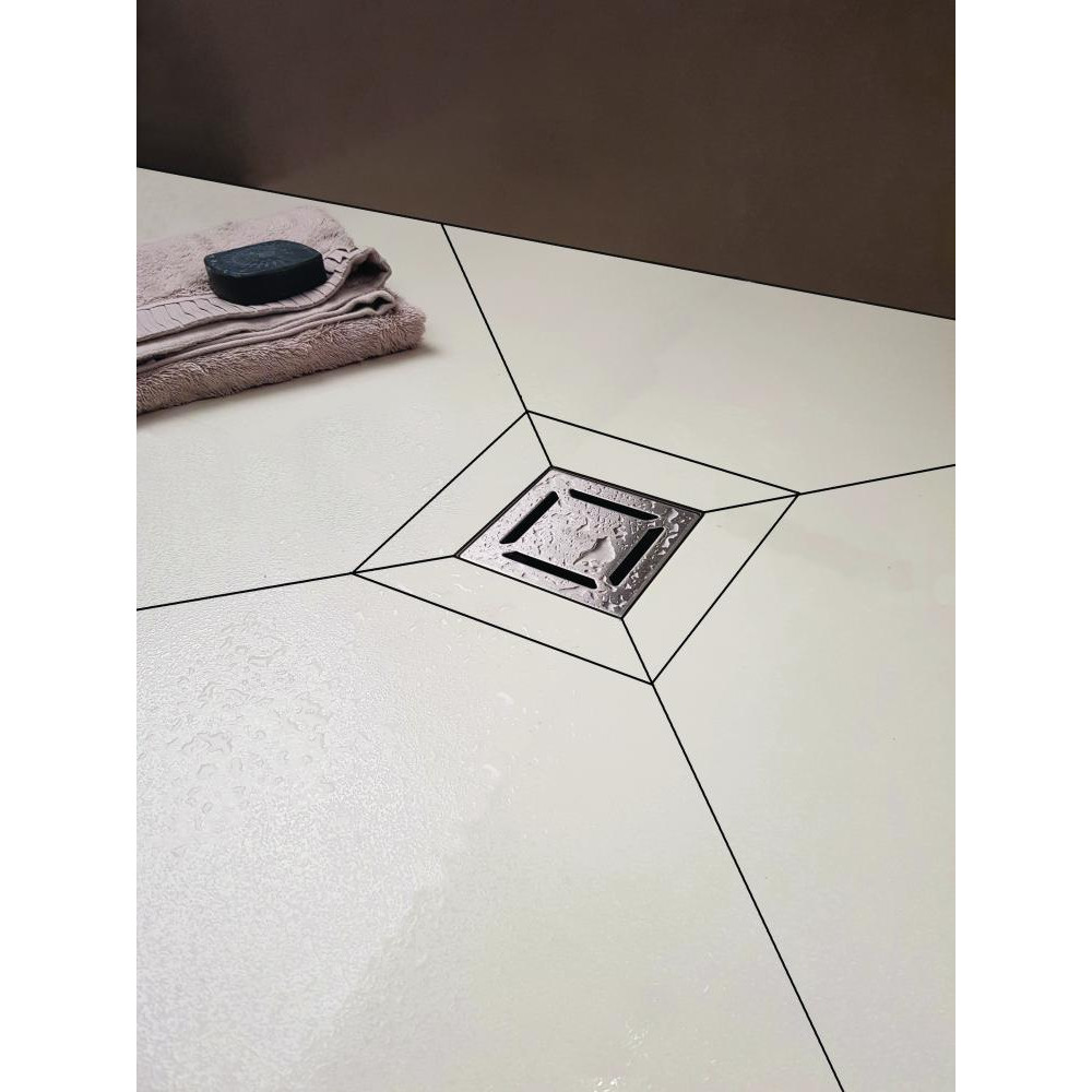 Berges Zentrum Norma Трап водосток 19х21h, цвет матовый хром 090463