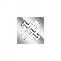 Berges Zentrum Antik Трап водосток 21х15,5h, цвет матовый хром 091364