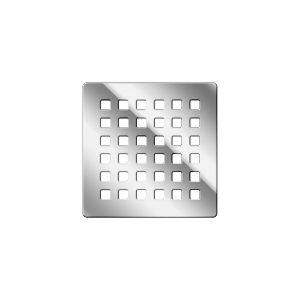 Berges Trend Трап водосток 14х7h, цвет хром глянец 091001