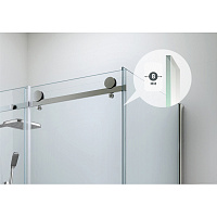 Berges Gelios Душевой уголок 120х195h, цвет хром сильвер 061019