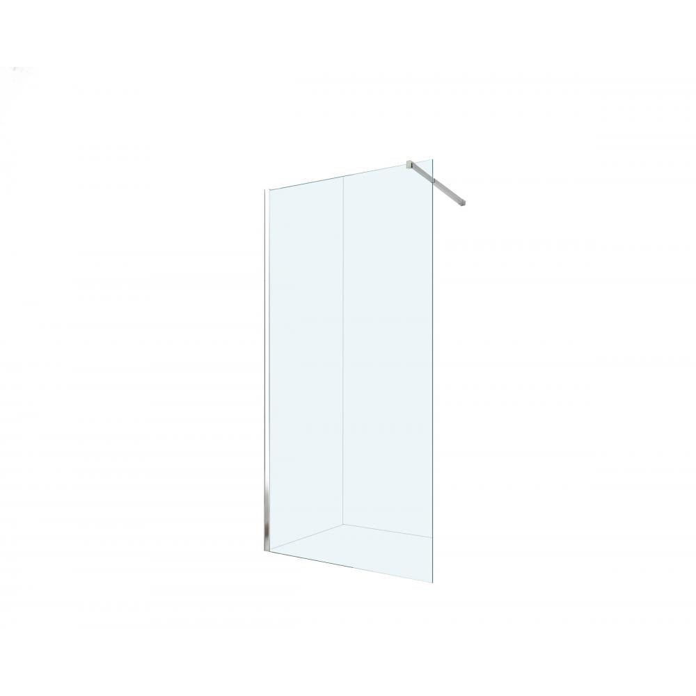 Berges Sky Душевая стенка 80х200h, цвет хром сильвер 064001