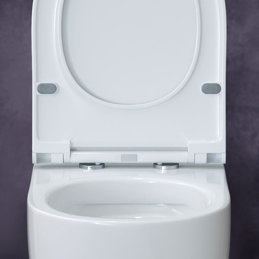 Berges Ego Унитаз подвесной Rimless 49х32,5h, цвет: белый 082111