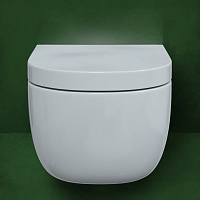 Berges Ego Xl Подвесной унитаз 54х32,5h, с сиденьем, цвет: белый 082124