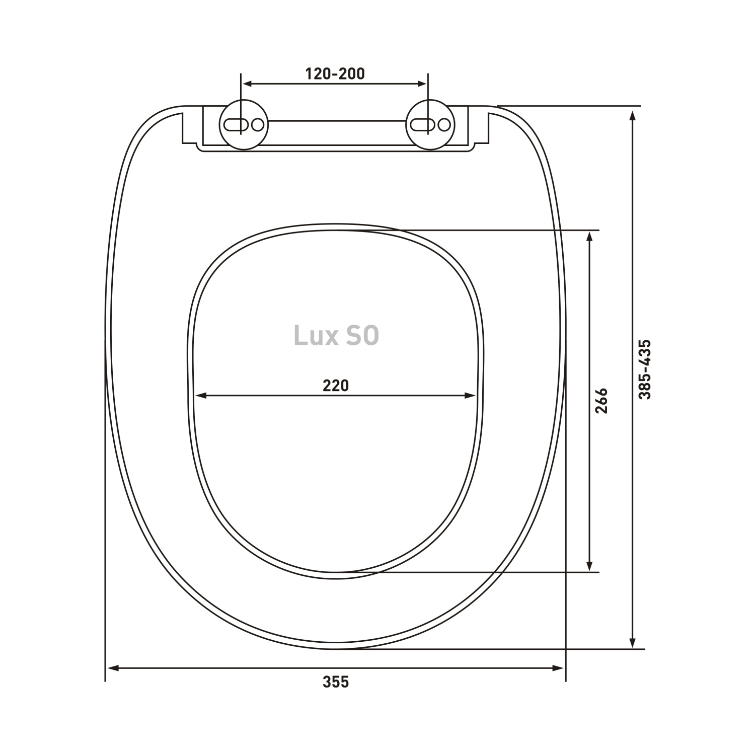 Berges Lux SO Крышка-сиденье с микролифтом 42х5h, цвет белый 010603