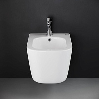 Ceramicanova New day Биде подвесное 35х51 см, c переливом, цвет: белый глянцевый CN3006