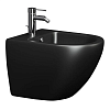 Ceramicanova Metropol Биде подвесное 37х49 см, c переливом, цвет: черный матовый CN4003MB
