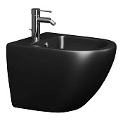 Ceramicanova Metropol Биде подвесное 37х49 см, c переливом, цвет: черный матовый CN4003MB