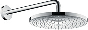 Hansgrohe Raindance Select S Верхний душ 30 см, 2 вида струи, кронштейн настенный 39 см, цвет: хром 27378000