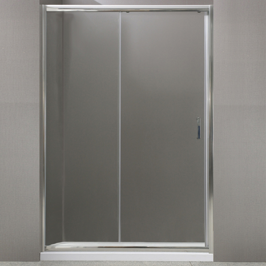 BelBagno Uno Душевая дверь в нишу 130х185h, стекло прозрачное UNO-BF-1-130-C-Cr
