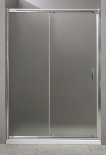 BelBagno Uno Душевая дверь в нишу 125х185h, стекло матовое UNO-BF-1-125-P-Cr