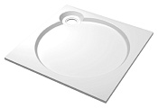 Cezares Tray Поддон для душа, 90х90хh5,6 см. TRAY-S-A-90-56-W