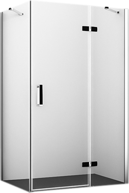 Душевой уголок Wasserkraft Aller 10H07RB black matt, 120x90 см 10H07RBLACK MATT