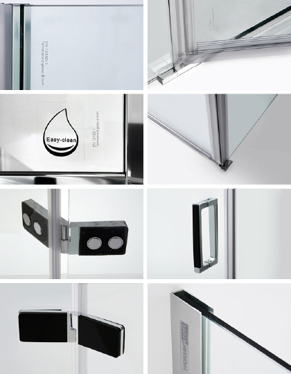 Душевой уголок Wasserkraft Aller 10H10RB black matt, 120x100 см 10H10RBLACK MATT