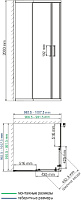 Душевой уголок Wasserkraft Main  100x100 см 41S19