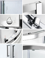 Душевой уголок Wasserkraft Main  90x90 см 41S01