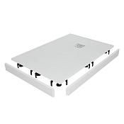 RGW Stone Tray Душевой поддон 80х100х2,5h, из искусственного камня, цвет белый 16152810-01K