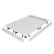 СНЯТО RGW Stone Tray Душевой поддон 90х100х2,5h, из искусственного камня, цвет белый СНЯТО 14202910-01K