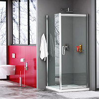 Wasserkraft Salm Душевой уголок 100х200h, профиль хром глянцевый, стекло прозрачное 27I17