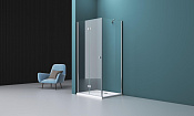 Belbagno Albano Душевой уголок 100х100х195h, стекло прозрачное ALBANO-AS-1-100-C-Cr