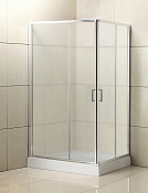 Belbagno Uno Душевой уголок 100х80х195h, стекло текстурированное UNO-195-AH-2-100/80-P-Cr