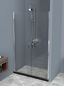 Belbagno Uno Душевая дверь в нишу 120х185h, стекло прозрачное UNO-B-2-120-C-Cr