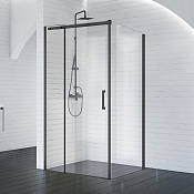 Belbagno Acqua Душевой уголок 120х90х195h, стекло прозрачное ACQUA-AH-1-120/90-C-NERO