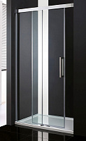Cezares Premier-Soft Душевая дверь раздвижная 131,5x200h см, стекло прозрачное 8 мм, цвет: хром PREMIER-SOFT-W-BF-1-130-C-Cr-IV