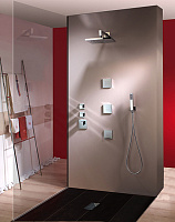 Bossini Cube Ручной душ, 1 вид струи, цвет: chrome B00255.030