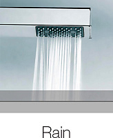 Bossini Cube Ручной душ, 1 вид струи, цвет: chrome B00255.030