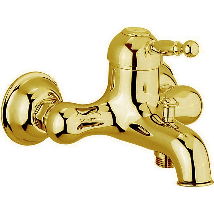 Cisal Arcana Royal Смеситель однорычажный настенный для ванны, цвет: 24K Gold AY00013024