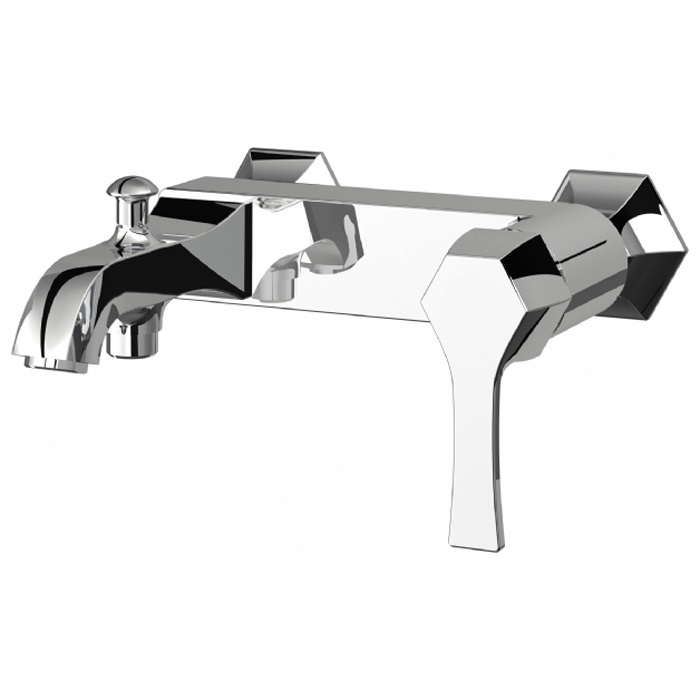 Cisal Cherie Смеситель однорычажный настенный для ванны, цвет: Chrome CE00013021