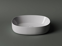 Ceramicanova Element Раковина чаша 54х35 см, без перелива, цвет: белый глянцевый CN5023