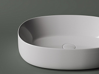 Ceramicanova Element Раковина чаша 54х35 см, без перелива, цвет: белый глянцевый CN5023